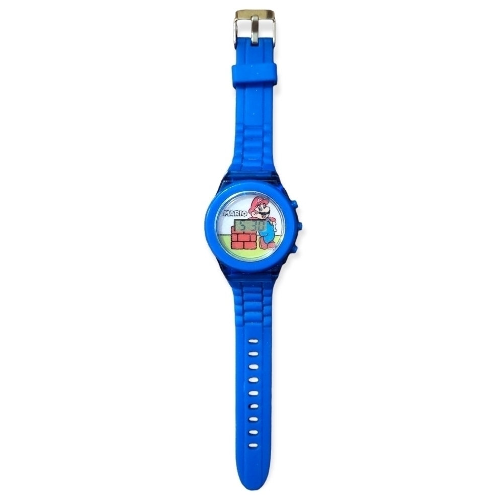 Kids Super Mario Watch Silicone Digital Watch by Nintendo